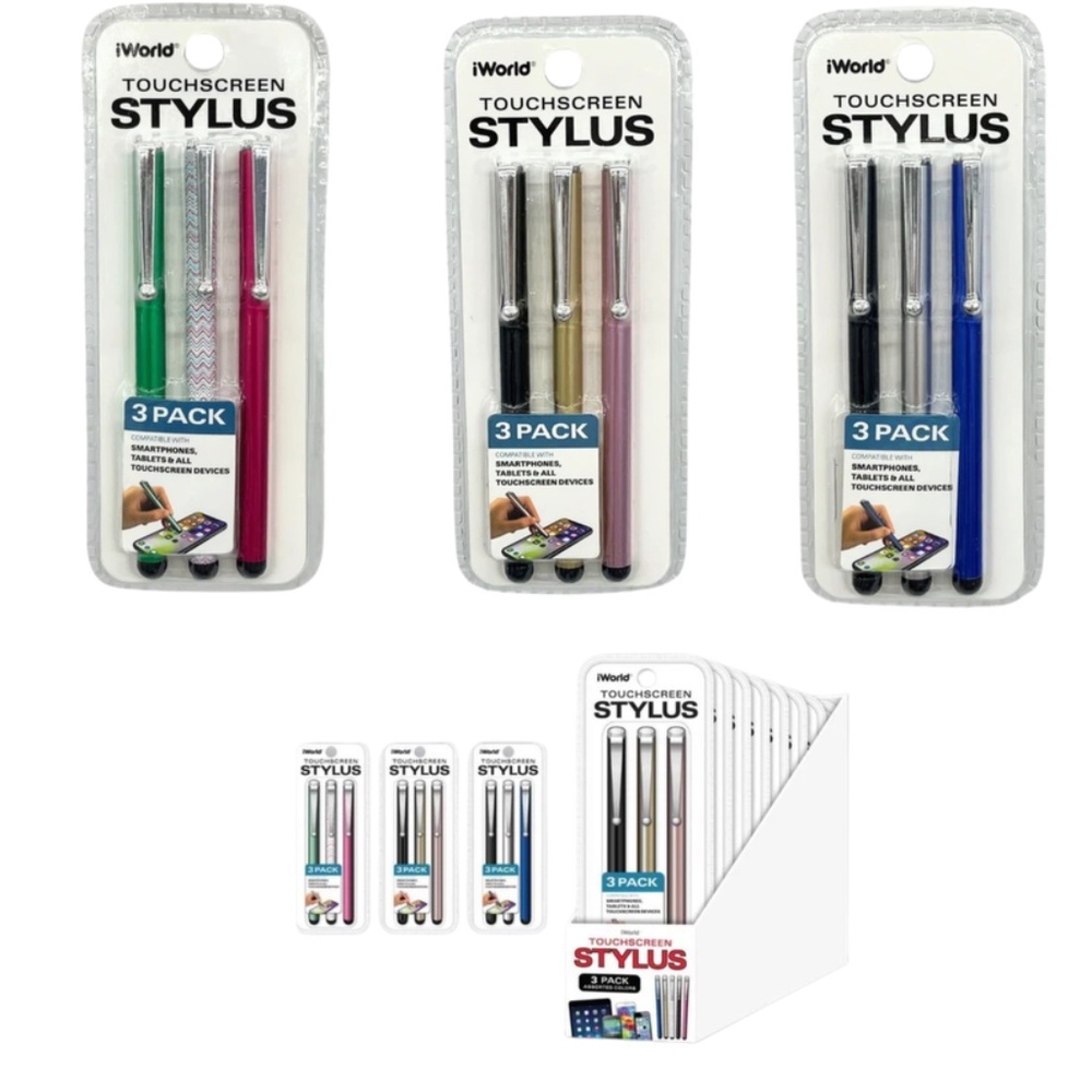 iworld stylus 3 pack